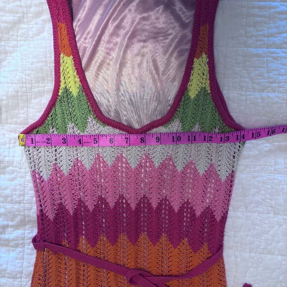 XS Trina Turk 2012 Crochet Midi Dress - RARE - Picture 4 of 11